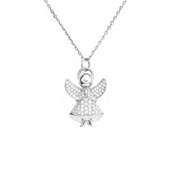 Immagine della Collana Amen Angelo in argento con zirconi donna A3BB