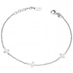 Immagine del Bracciale Amen in argento con Croci BR3CB