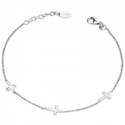 Immagine del Bracciale Amen in argento con Croci BR3CB