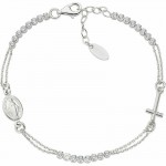 Image du Bracelet Chapelet Amen en argent avec zircons BRCRMIBBZ3