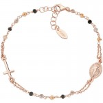 Immagine del Bracciale Amen rosario in argento con cristalli donna BRO10RMMM3