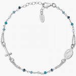 Immagine del Bracciale Amen Rosari in argento con cristalli donna BRO25BMUB3