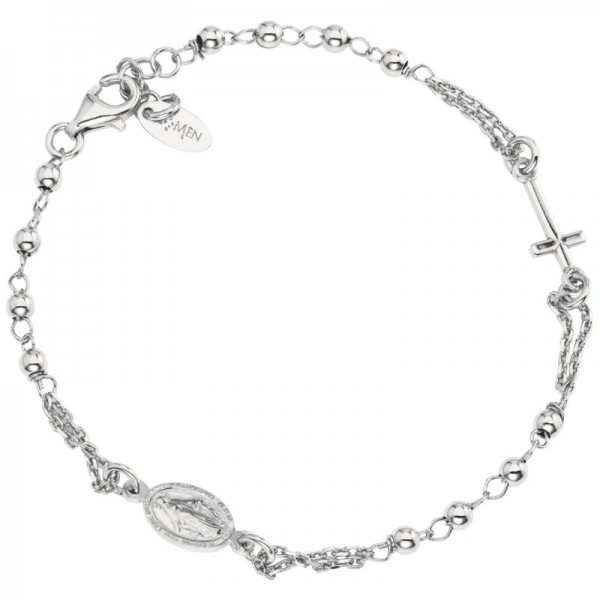Acheter Bracelet Chapelet Amen en argent BROB3