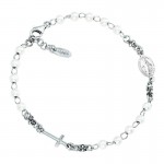 Acquistare Bracciale Amen Rosario in argento e perle donna BROBB3