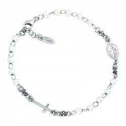 Acquistare Bracciale Amen Rosario in argento e perle donna BROBB3