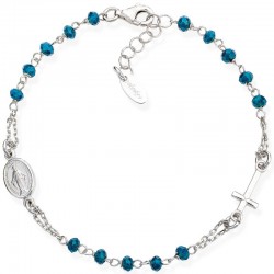 Immagine del Bracciale Amen Rosari in argento con cristalli BROBBL3