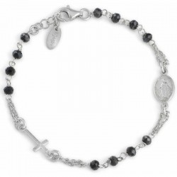 Bracciale Rosario Amen in argento con cristalli BROBG3