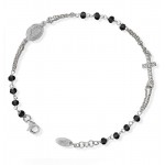 Acquistare Bracciale Amen Rosario in argento con cristalli BROBNZ3