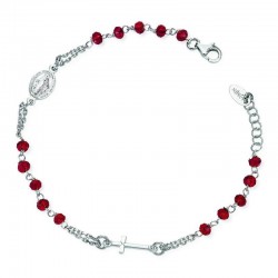Acquistare Bracciale Amen Rosari in argento con cristalli BROBR3
