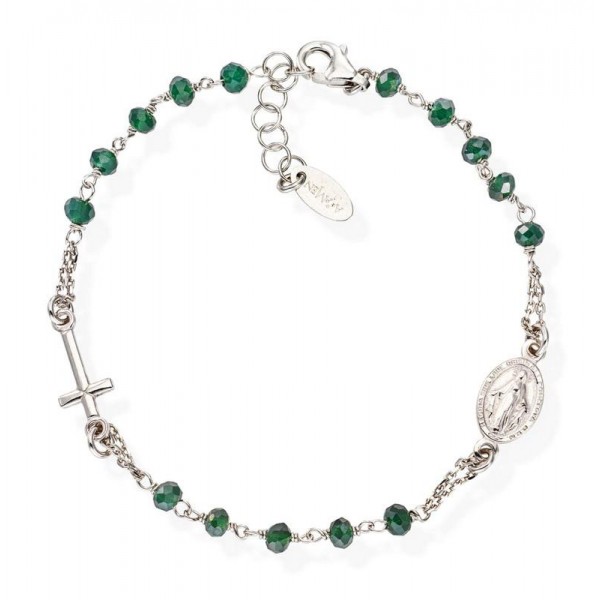 Acquistare Bracciale Amen Rosari in argento con cristalli BROBVB3