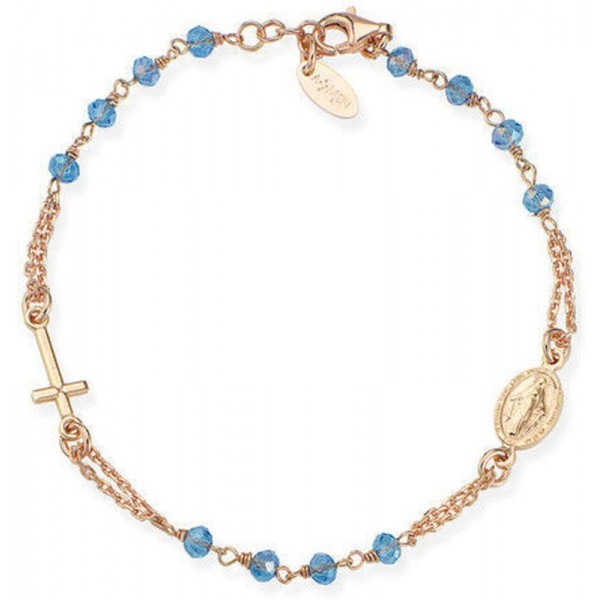 Immagine del Bracciale Amen Rosari in argento con cristalli BRORC3