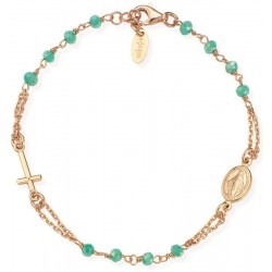 Bracciale Rosario Amen in argento con cristalli BRORM3