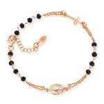 Acquistare Bracciale Amen Rosario in argento con cristalli BRORN3