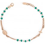 Immagine del Bracciale Rosario Amen in argento con cristalli BRORV3