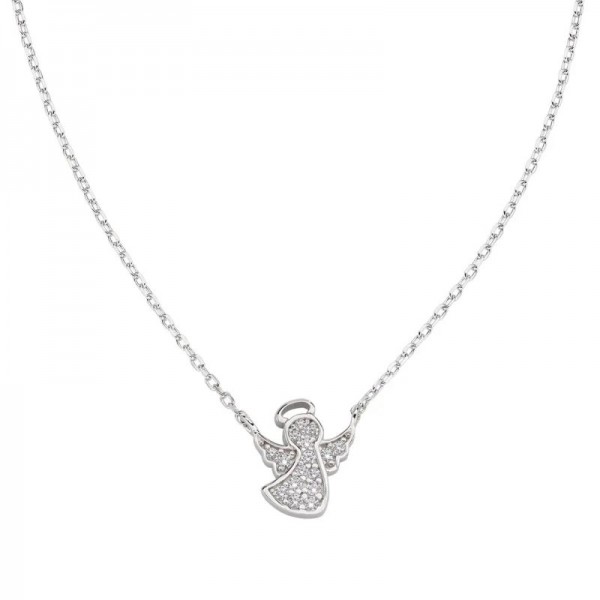 Immagine della Collana Amen Angelo in argento con zirconi donna CLABBZ