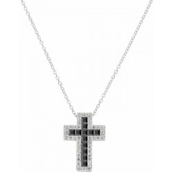 Immagine della Collana Amen Croci in argento e zirconi donna CLCRREBBNZ1