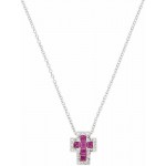 Immagine della Collana Amen Croci in argento e zirconi donna CLCRREBBRZ3