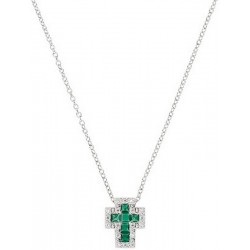 Immagine della Collana Amen Croci in argento e zirconi donna CLCRREBBVZ3