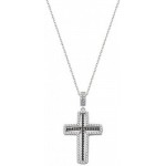 Immagine della Collana Amen Croci in argento e zirconi donna CLCRVBNZ