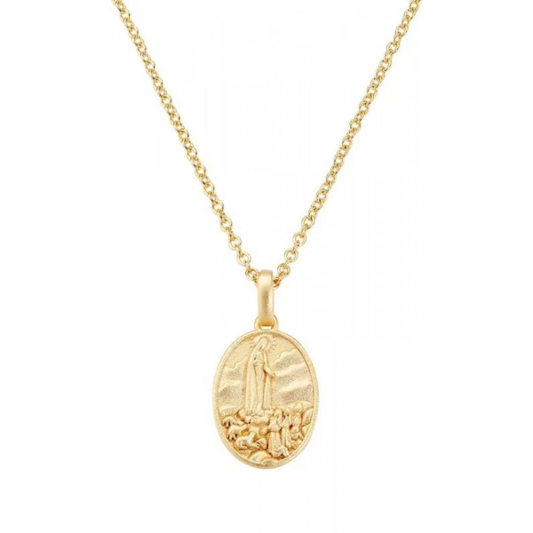 Imagen del Collar con Medalla Virgen de Fátima Amen mujer CLFAGP