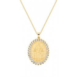 Imagen del Collar con Medalla Virgen de Medjugorje Amen mujer CLMDGBZ