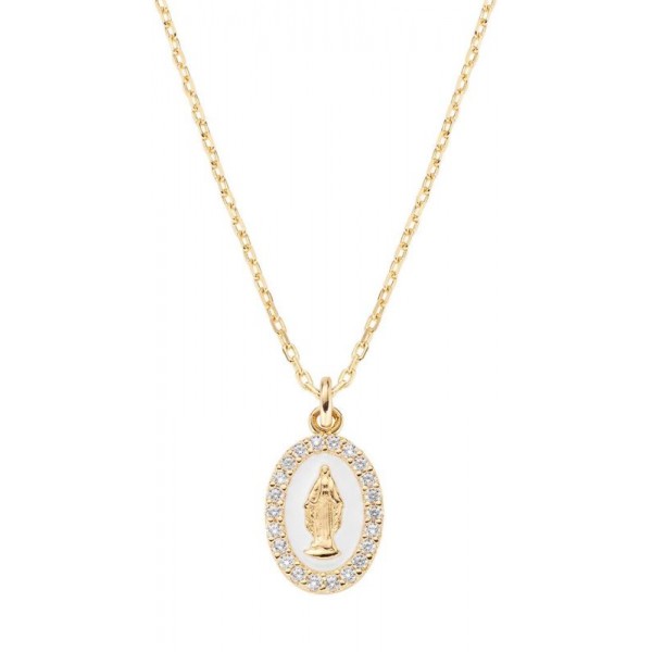 Imagen del Collar Medalla Milagrosa Amen mujer CLMISMGB