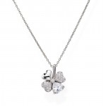 Купить Amen Женские Ожерелье Quadricuore CLPQUBB