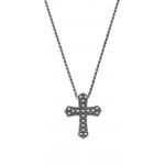 Immagine della Collana Amen Croce in argento uomo CLUCSAN2