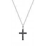 Comprar Collar Cruz Amen en plata con circonitas mujer CRBN02