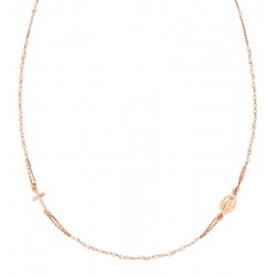 Collana Rosario Amen in argento con cristalli donna CRO10RBI3