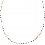 Bild der Amen Rosenkranz Kette aus Silber mit Kristallen für Damen CRO10RBLTO3