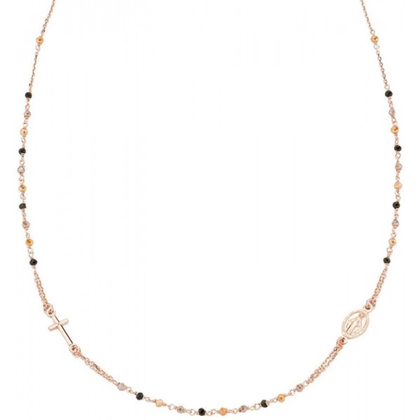 Immagine della Collana Amen Rosari in argento con cristalli donna CRO10RMMM3
