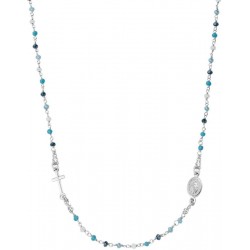 Amen Rosenkranz Kette aus Silber mit Kristallen für Damen CRO25BMUB3