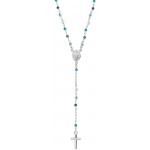 Immagine della Collana Amen Rosari in argento con cristalli donna CRO25BMUB4
