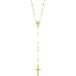 Imagen del Collar Rosario Amen en plata CRO25G