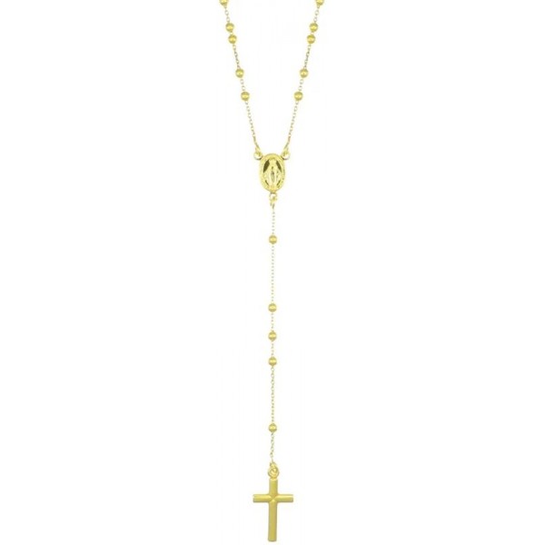 Imagen del Collar Rosario Amen en plata CRO25G