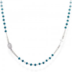Immagine della Collana Amen Rosari in argento con cristalli CROBBL3