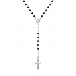Acquistare Collana Rosario Amen in argento con cristalli CROBN4