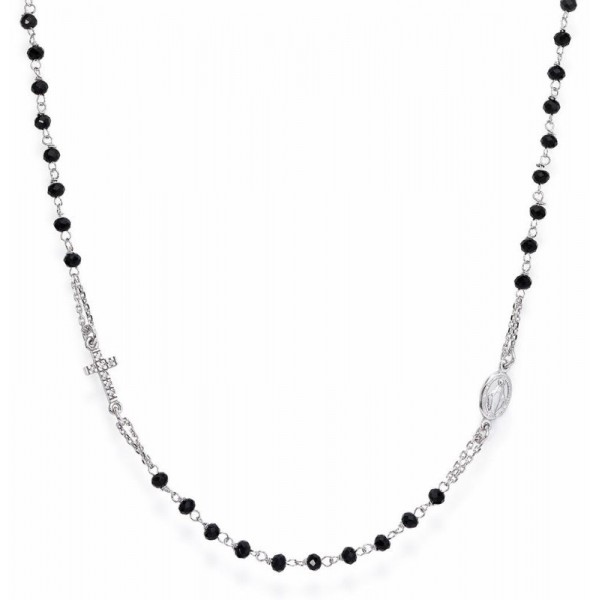 Acquistare Collana Rosario Amen in argento con cristalli CROBNZ3
