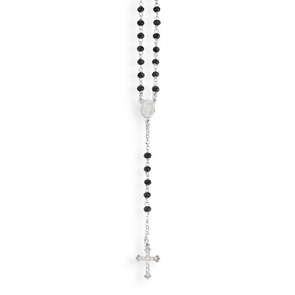 Acheter Collier Chapelet Amen en argent avec cristaux CROBNZ4