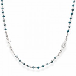 Collana Amen Rosari in argento con cristalli CROBP3