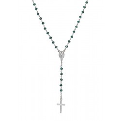 Collana Amen Rosari in argento con cristalli donna CROBVB4