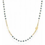 Immagine della Collana Amen Rosari in argento con cristalli CROGBL3