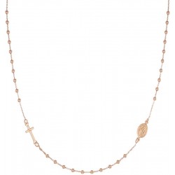Imagen del Collar Rosario Amen en plata CROR25