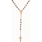 Imagen del Collar Rosario Amen en plata con cristales CRORA4