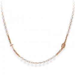 Collana Rosario Amen in argento e perle donna CRORB3