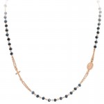 Immagine della Collana Amen Rosari in argento con cristalli CRORG3