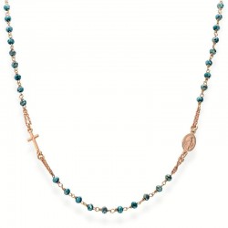 Collana Amen Rosari in argento con cristalli CRORP3