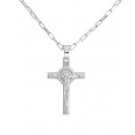 Immagine della Collana Crocifisso Amen in argento uomo CRUO