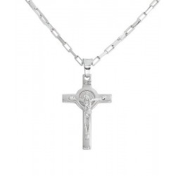 Collana Crocifisso Amen in argento uomo CRUO